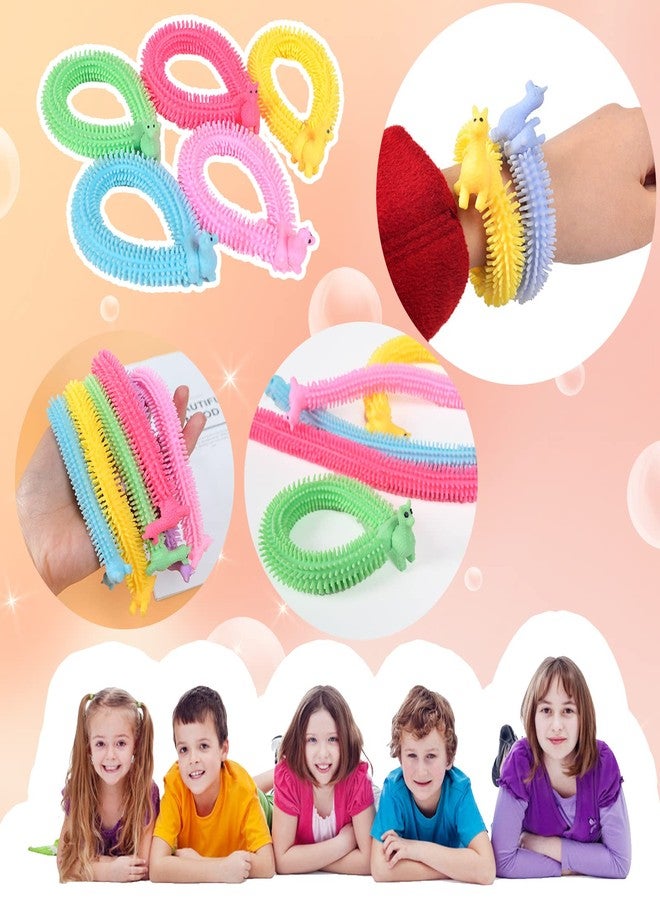 Juuxncgv 18Pack Stretchy Fidget Toy,Upgraded Sensory String,Colorful Stretchy Strings Fidget Toy for Kids,Adults,Autism,Stress Relief,Strengthen Arms,Build Resistance,Calm and Relax Present - Image 4